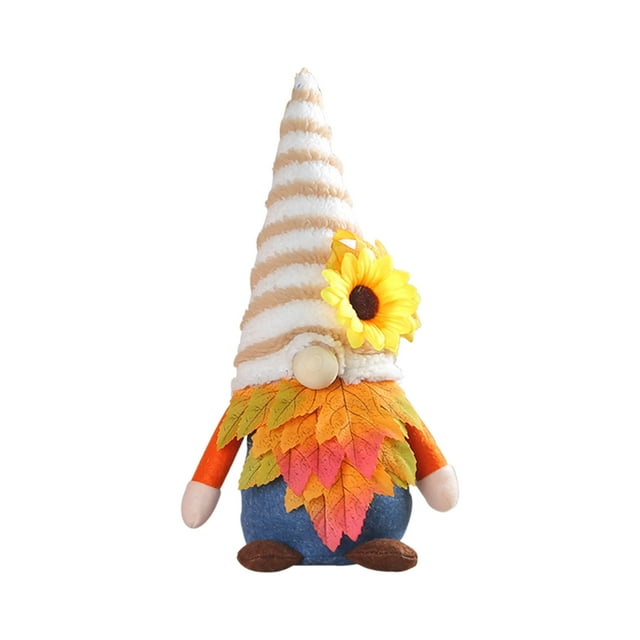 Décorations d'Halloween pour la Maison, Poupée Sans Visage, Ornements de Récoltes, Festival, Poupée Feuille d'Érable Adaptée aux Décorations de Vacances