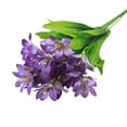 thumbnail image 6 of HEVIRGO 4 Bouquets Lovely Artificial Mini Lily Flower Bouquet Home Wedding Decor 24 Flowers on, 6 of 6