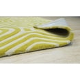 thumbnail image 4 of Yellow Stylish Hand-Tufted Wool Transitional Geometric Marla Rug, 4 of 5
