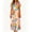 Hot Pink, variant on Qiopertar Women's Printed Dress Round Neck Fitted Casual Rose Print Vacation Party Stylish Stretch Floral Summer Dress, Light Blue XXL