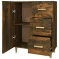 thumbnail image 5 of vidaXL Sideboard Smoked Oak 69.5x34x90 cm Engineered Wood, 5 of 5