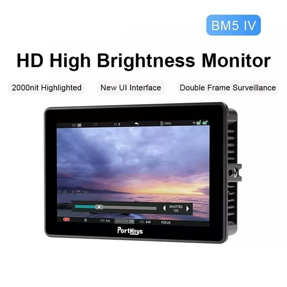 Portkeys BM5 IV 5.5" 2000nits Touch Screen Control Camera Video Monitor RED