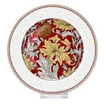 thumbnail image 2 of STP GOODS Round Serving Plate Morris Garden Dessert Plate Set of 4 (bordeaux) Appetizer Plates Salad Plates Bread Plates Set for Home & Kitchen 7.5" (19 cm), 2 of 8