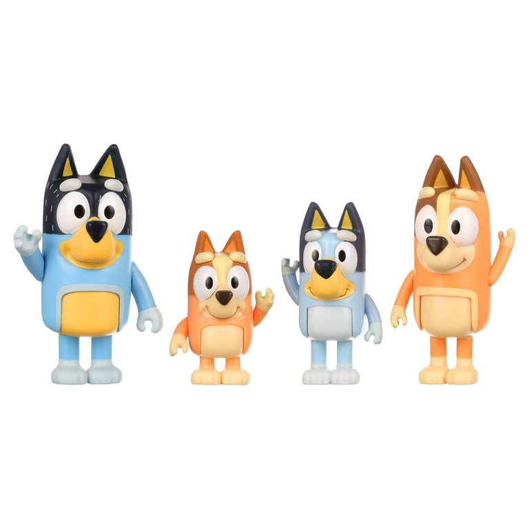 Bluey Familia Heeler y Amigos Pack 8 Figuras - Juguettos