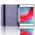 thumbnail image 2 of Case for iPad Mini 1/2/3, Purple Leather Folio Stand with Pencil Holder & Card Slot, Auto Wake/Sleep, 2 of 7