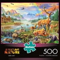 thumbnail image 1 of Buffalo Games Amazing Nature: Deer Lake 500 Piece Jigsaw Puzzle, 1 of 5