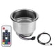 thumbnail image 1 of RGB tazas de material acero inoxidable soporte para botellas soporte para portabotellas interiores 12V 3W w/ 14 led lámpara para, 1 of 7