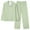 Green, variant on Oplxuo Women's Long Pants Pajamas Sets Casual Striped Button Down Sleepwear Loose Long Sleeve Lapel Shirts 2 Piece Lounge Sets