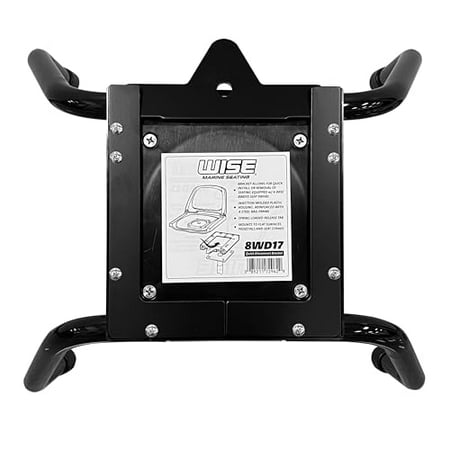 Wise 8WD1174 Portable Seat Stand with 8WD17 Quick Release Bracket Black Powder Coat Finish