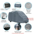 thumbnail image 2 of GEARFLAG Class B RV Cover 5 Layers Breathable Fabric Reinforced Windproof Side-Straps Anti-UV Water-Resistance Heavy Duty for Camper Van and Conversion Van(Fits 23' - 26'), 2 of 7