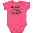 thumbnail image 3 of Inktastic Grampas Little Cowgirl with Cowgirl Hat and Boots Girls Baby Bodysuit, 3 of 5
