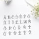 thumbnail image 4 of Abalorios DIY Letras a-Z Sunnimix 26 Piezas Aleación, 4 of 8
