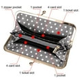 thumbnail image 6 of Royal Bagger Elegant Vintage Genuine Leather Clutch for Women, Slim Evening Bag with Kiss Lock, Phone Wallet & Coin Pocket, 6 of 9