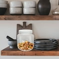 thumbnail image 5 of ACDANC Large Glass Jar with Plastic Lid,Large Food Cereal Storage Canister,Airtight Jar,Dry Food Storage Containers, 5 of 7