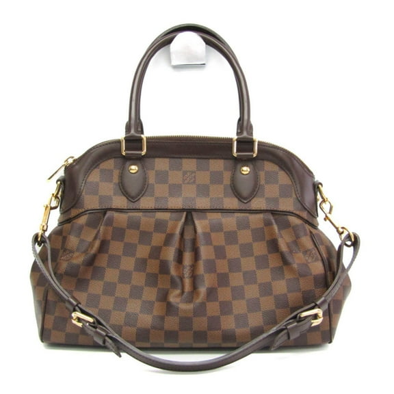 Pre-Owned Louis Vuitton Damier Trevi PM N51997 Women's Shoulder Bag Ebene (Good)