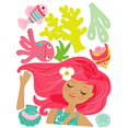 thumbnail image 1 of Wallies 13731 Mermaid Big Wall Sticker, 1 of 1