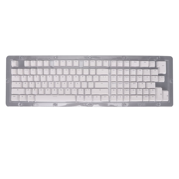 Juego De Teclas Zunate 108 Teclas PBT Pudding - Translúcidas, Doble Capa, Dos Colores, Para Teclados Mecánicos