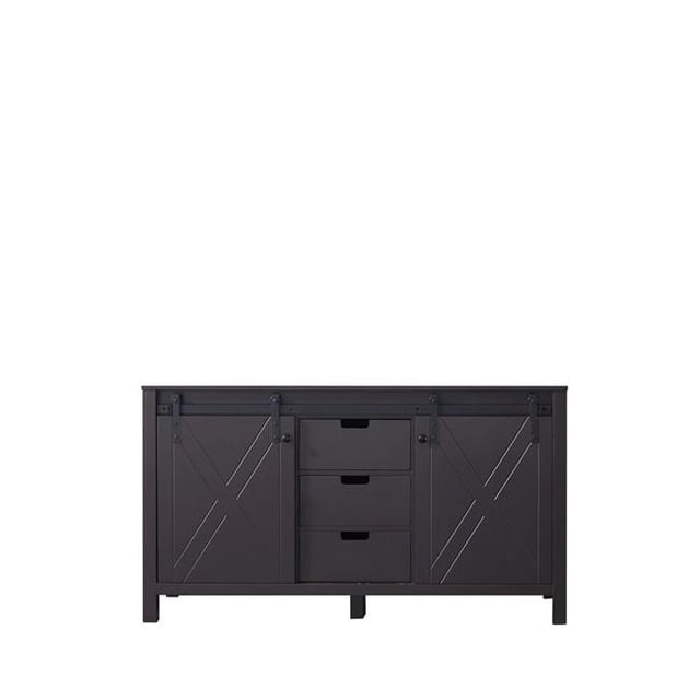 Lexora LM342260DC00000 Vanité de 60 Po Marsyas avec Armoire&44; Brun