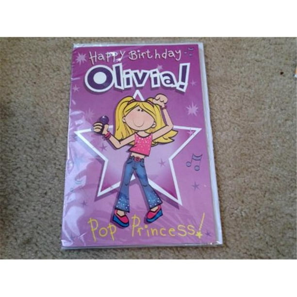 Divinity Boutique 188666 Olivia Singing Birthday Card
