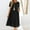 Black, variant on Women Summer Dress Casual Crew Neck Mid Length Dress Short Sleeve A Line Dress Beach Dress Business Dresses for Women Casual Fall Dresses for Women Translucent Dresses for Women