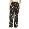 thumbnail image 3 of Balery Pirate Skulls print Women's Pajama Pants,Ultra Lightweight Pjs,Lounge Pant-XX-Large, 3 of 9