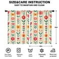 thumbnail image 2 of Blackout Kids Curtains,Pioneer Flower Childrens Insulated Curtains Set Of 2,Bedroom Essentials,Toddler Room Decor 42x63in(106x160cm), 2 of 4