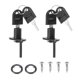 thumbnail image 1 of Uxcell 2Pcs Cerradura de Archivo para Cajón 16mm Cilindro de Cerradura de Acero con Llave Diferente Negro, 1 of 7