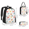 thumbnail image 2 of Fotbe Colorful Crabs Set Escolar 3 en 1 para Niños - Mochila Duradera con Lonchera Aislante y Estuche para Lápices - Mochila Escolar para Niños y Niñas, 2 of 7