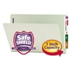 Smead End Tab Pressboard Fastener Folder with Safe
