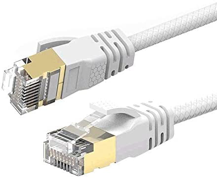 Ethernet Gigabit LAN Cable 7m Cat 7A Ultra Slim Reulin 22.9ft Speed Up to 40Gbs-1000MHz Compatible with Cat5 Cat6 Cat7 for Access Point WiFi Extender Modem Router Network Switch Patch Panel