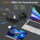 thumbnail image 3 of Inversor de corriente para coche ALLWEI 200 W, 12 V DC a 110 V AC con 4 puertos USB, 3 of 8