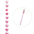 thumbnail image 2 of Crystal Lane DIY Glass Garden 10mm Pink Lotus Flowers Bead Strand, 15pcs, 2 of 6