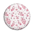 thumbnail image 3 of Rv Spare Tire Cover 15 inch - Pink berry blossom Floral elegance Tire Covers for Trailers, Adjustable Camper Spare Tire Cover, 3 of 7