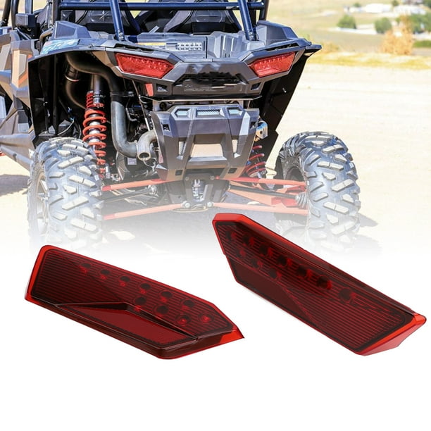 Luces Traseras LED de ATV, Fácil Instalacia de Atv LED Lace de encaje Alto brillo 2412341 ROJO RESTENTE A LA INTemperie para RZR XP 1000 XP 4