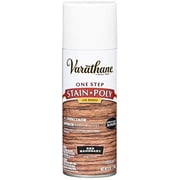 Varathane 243867 Wood Stain & Polyurethane Spray, 12 oz, Red Mahogany