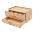 thumbnail image 5 of 13*7.9*6.9in Rectangular Retro Wood Tea Bag Organizer with Drawer Desktop for Living Rooms, Bedrooms, 5 of 11