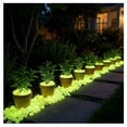 thumbnail image 5 of Pack de 200 de piedras de jardín que brillan en la oscuridad, piedras decorativas luminosas para senderos, paisajismo y decoración de acuarios para acuarios, 5 of 5