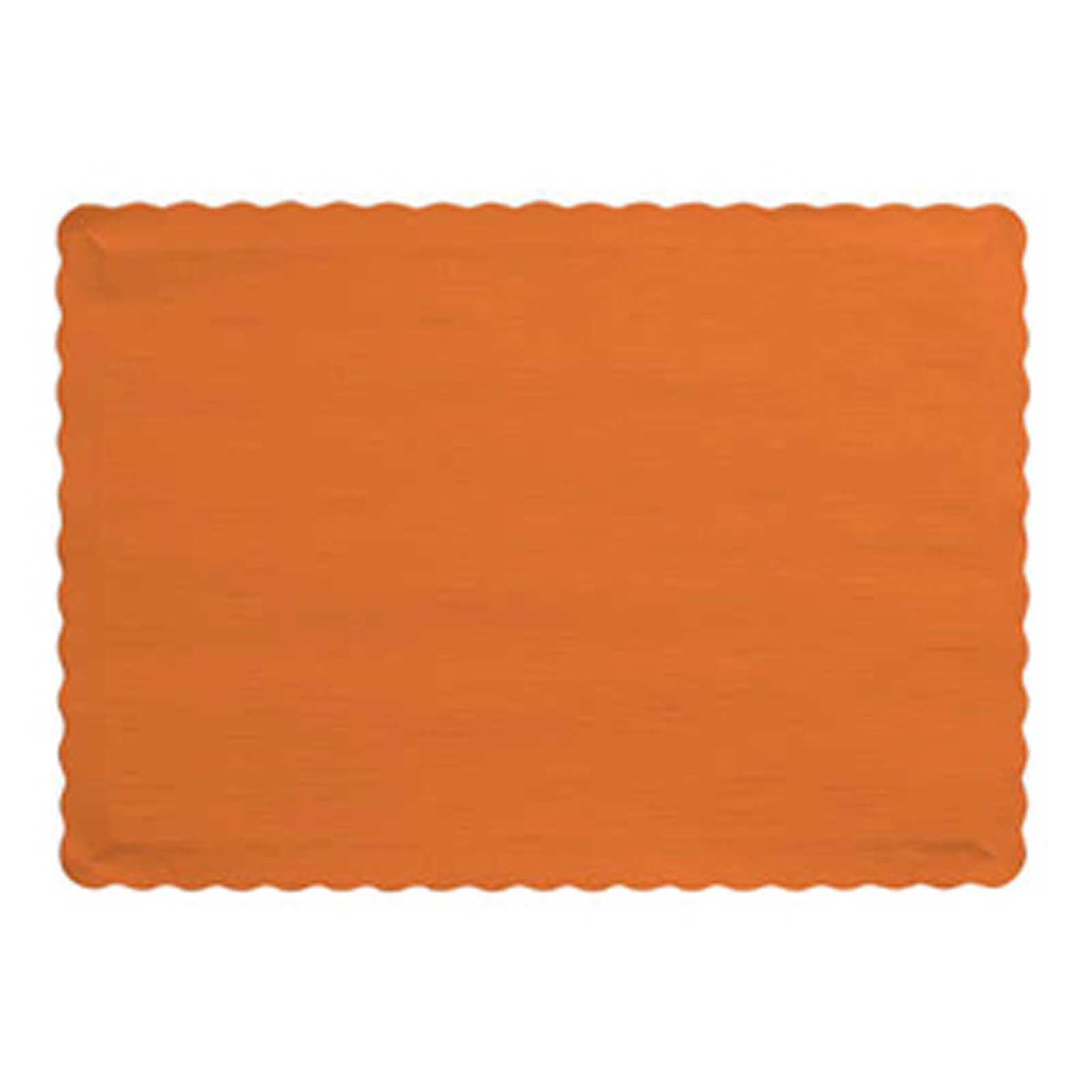Solid Color Placemat, Orange, 9.5"X14" 50 ct pkg
