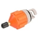 thumbnail image 1 of Adaptador de válvula de aire para bote de remos, adaptador de bomba para tabla SUP (naranja), 1 of 7