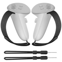 Controller Straps with Adjustable Knuckle, Controller Grips Battery Cover Compatible with Meta Quest 3S/Quest 3, Non-Slip Handle Cover Accessories