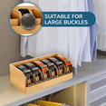 thumbnail image 2 of Belt Organizer,Compartment Holder Hanger Closet and Organizer for Drawer,Belt Rack,Belt Storage, 2 of 4
