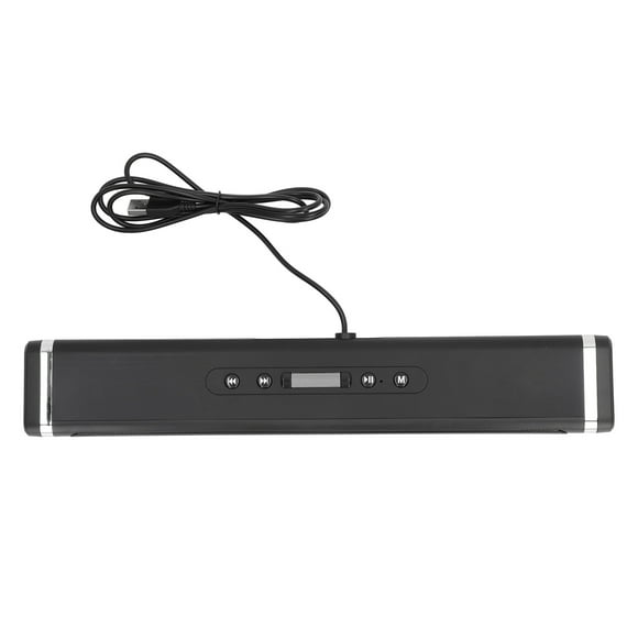ZOUSSIQI Bluetooth Soundbar Multifunction Wireless Dual Speaker High Volume Subwoofer RGB Ambient Light TV Soundbar for Home EL225#34619