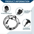 thumbnail image 4 of Unique Bargains No.22785579 ABS Wheel Speed Sensor for Buick Lacrosse 2012-2016 Rear Left ABS Sensor Anti-lock Braking System Sensor 1 Pcs, 4 of 7