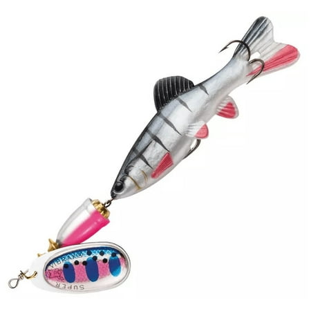 Blue Fox BFVCH3RT Vibrax Chaser 3 Lure 1/2 Oz 2-4 Ft Blade Size 3