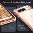 thumbnail image 4 of JETech Case for Google Pixel 8 6.2-Inch 2023, Non-Yellowing Shockproof Bumper Protective Phone Cover, Anti-Scratch Hard PC Back (Rose), 4 of 6