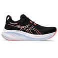 thumbnail image 1 of ASICS Men's Gel-Nimbus 26 Running Shoe, 11, Black/True RED, 1 of 4