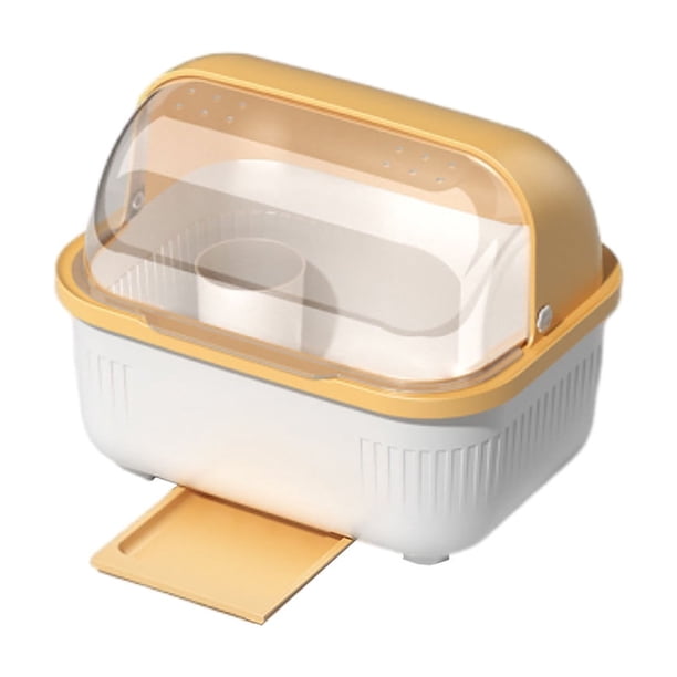 Yhmxh Utensilios de cocina Caja de almacenamiento para cubiertos, apilable, con protección, gran capacidad, ideal para picnics y cocinas interiores. Muebles para cocina Accesorios de cocina