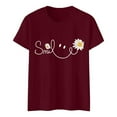 thumbnail image 4 of T Shirts For Women - Graphic Tee, Summer Short - Sleeve, Lightweight, Comfy, Sizes S - XXL, 4 of 5