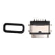 thumbnail image 4 of Conector De Enchufe USB, Conector De Enchufe Tipo C De Carga Rápida Recargable Con Anillos De Goma Para Cámaras Para Impresoras Para Proyectores ANGGREK Otros, 4 of 8