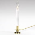 thumbnail image 2 of (2 pack) Darice Electric Candle Lamp with Light Sensor, Brass Plated, 7 inches, 2 of 3